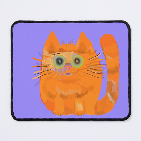 Item preview, Funny Ginger Tomcat, Lilac designed and sold by PeckoBird.