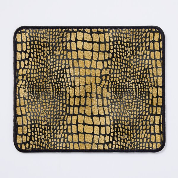 Item preview, Black Gold Trendy Glam Leather Abstract designed and sold by TrendyGlitter.