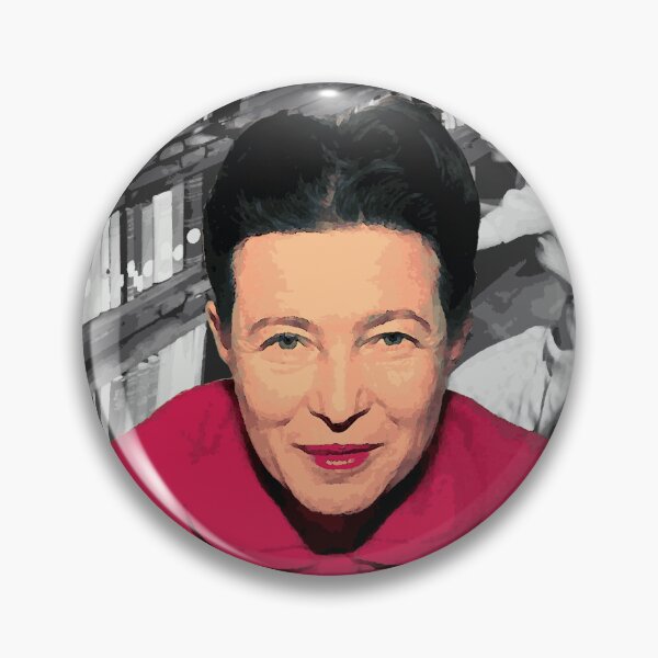Item preview, Simone de Beauvoir Tarot Style designed and sold by SorrowKnowledge.