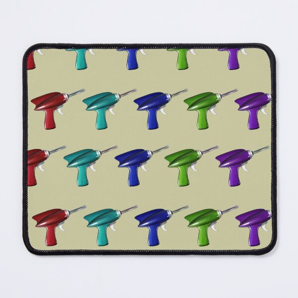Item preview, Vintage 1950s Sci-fi Retro Toy Ray Guns Repeating Pattern designed and sold by Nicolette Olivier.