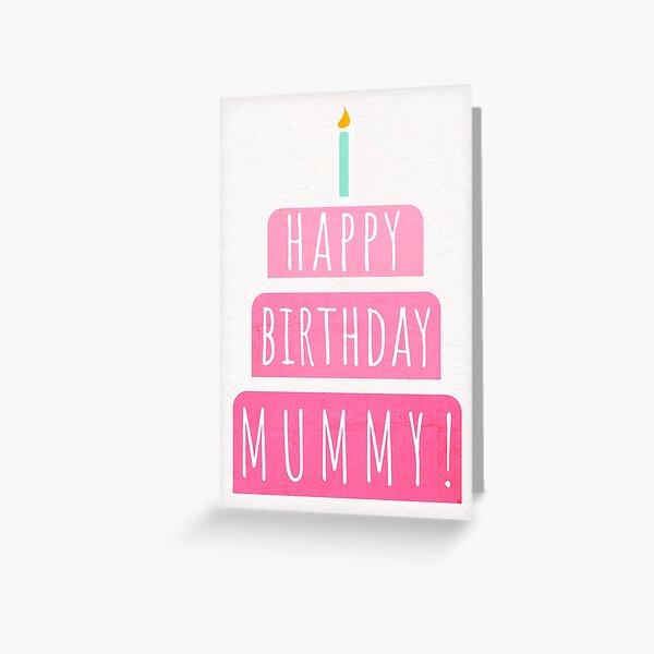 Item preview, Birthday Card for Mummy designed and sold by GreetingsByIma.