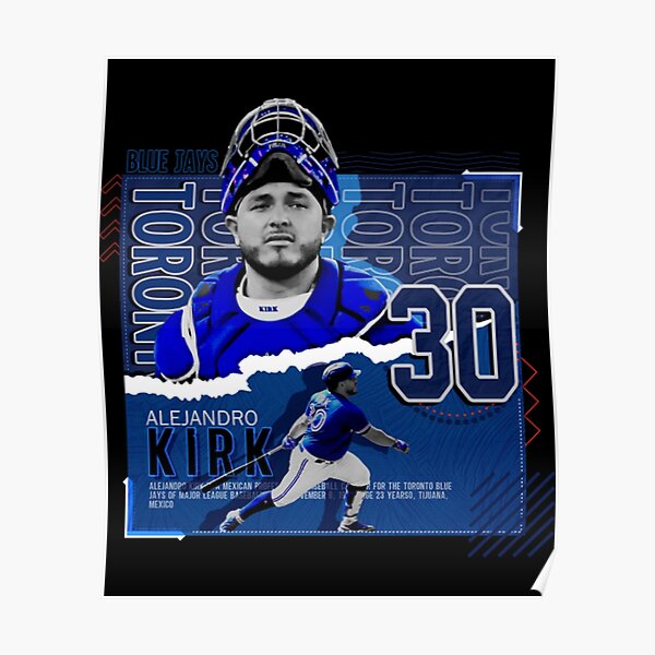 Alejandro Kirk Baseball Paper Poster Blue Jays 2