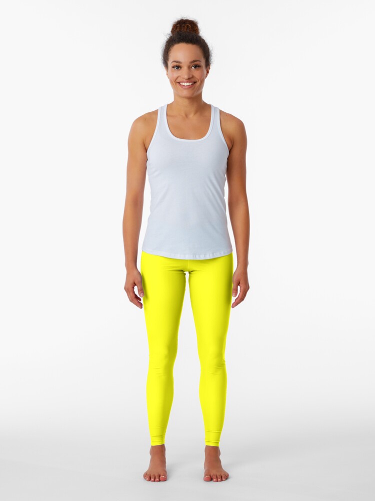 bright yellow leggings