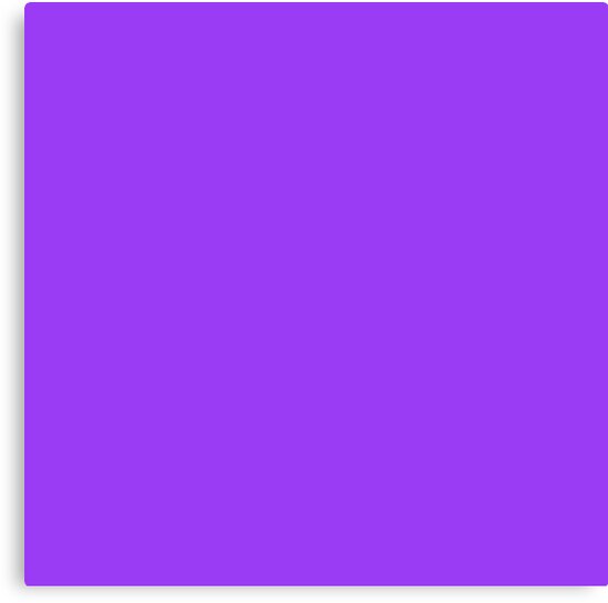  Bright  Fluorescent Day glo Purple  Neon Canvas Prints by 