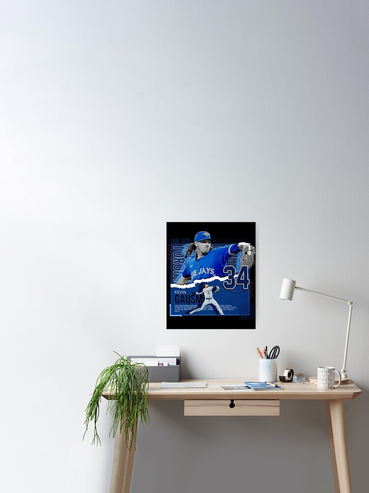 Kevin Gausman Baseball Paper Poster Blue Jays - Kevin Gausman - Sticker