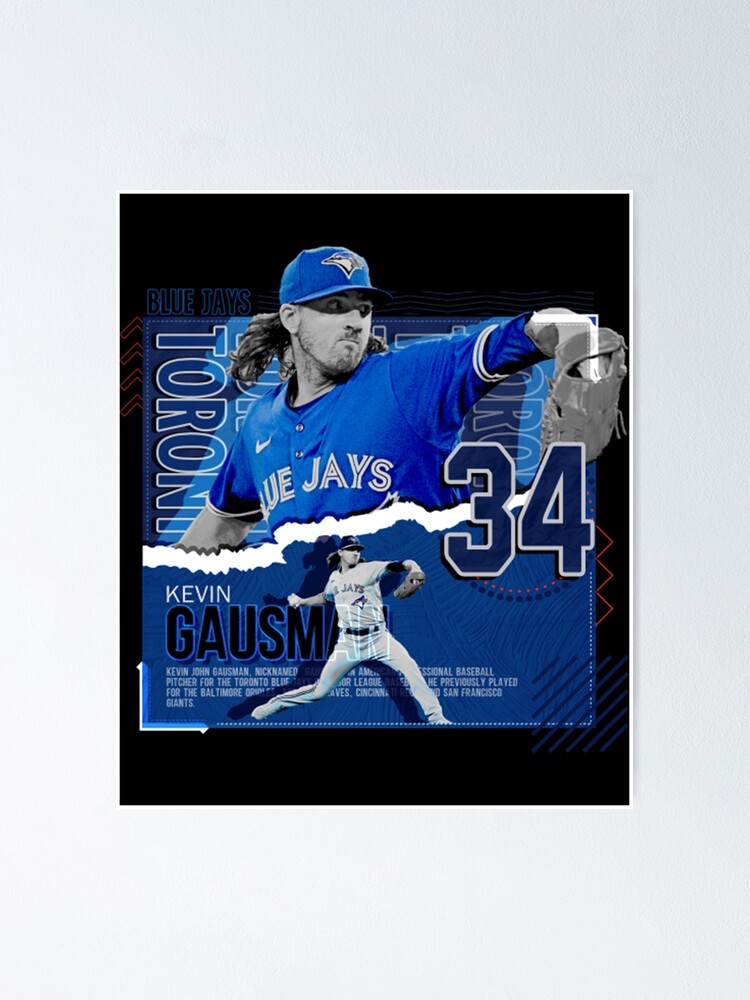 Kevin Gausman Baseball Paper Poster Blue Jays - Kevin Gausman