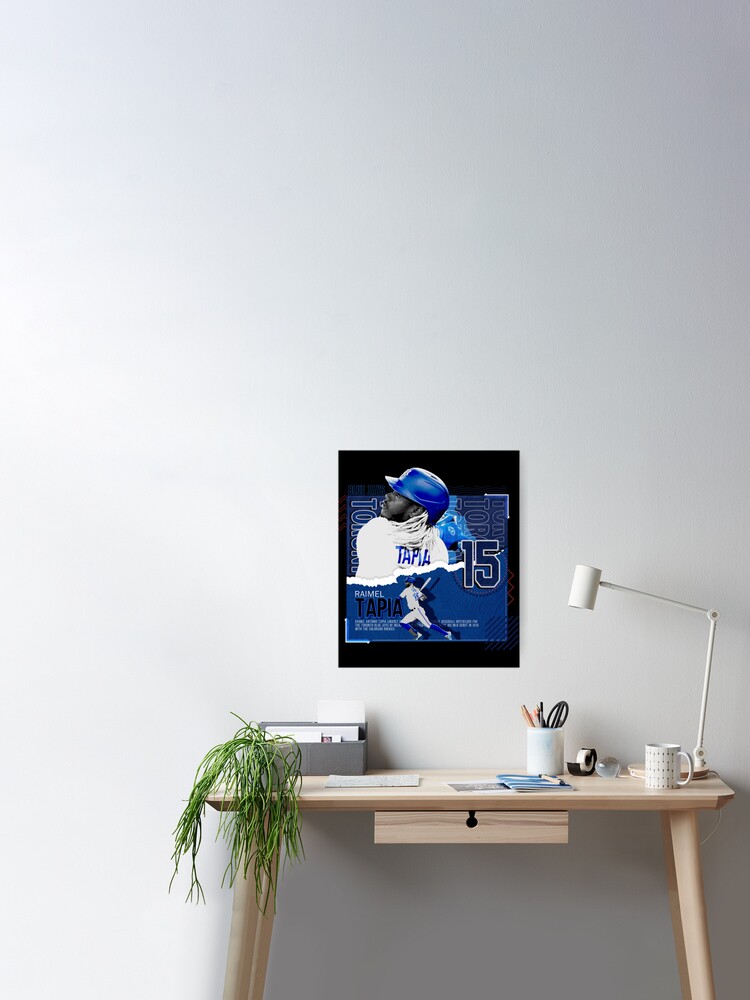 Raimel Tapia Baseball Paper Poster Blue Jays - Raimel Tapia