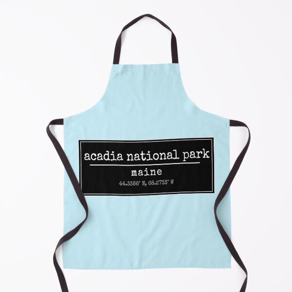 Item preview, Acadia National Park coordinates designed and sold by TheEricaFactor.