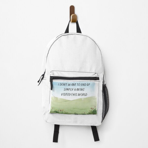 Item preview, Visited this World | Mary Oliver designed and sold by ArtistVenus.