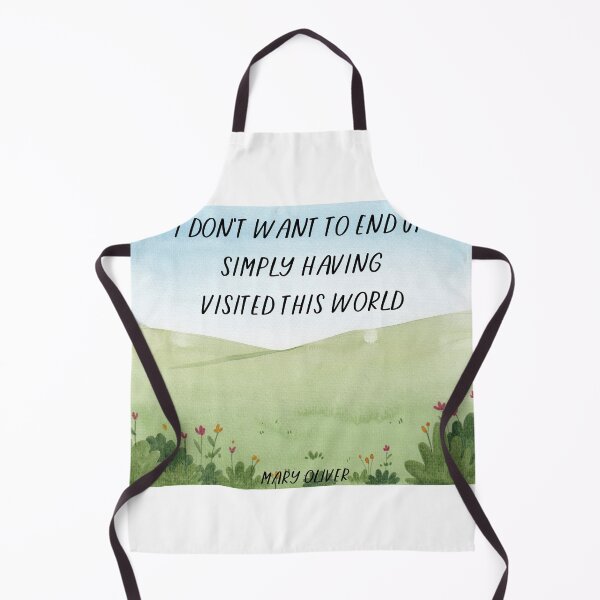 Item preview, Visited this World | Mary Oliver designed and sold by ArtistVenus.
