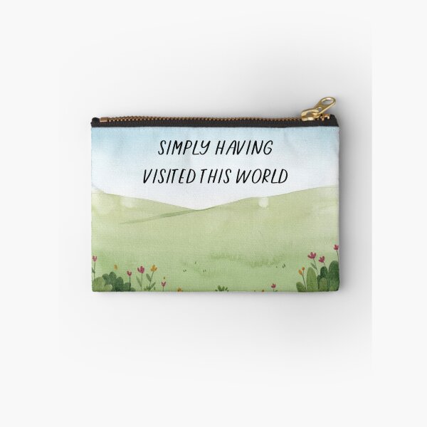 Item preview, Visited this World | Mary Oliver designed and sold by ArtistVenus.
