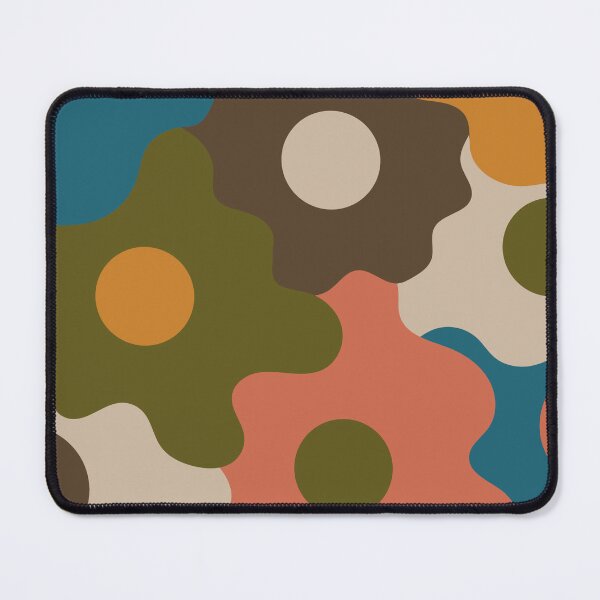 Item preview, Retro Groovy Flowers - Deep Autumn Seasonal Color Palette designed and sold by aaalou.