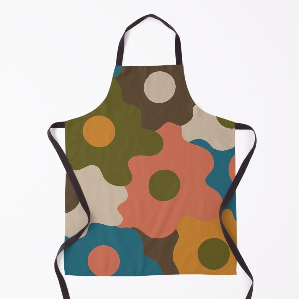 Item preview, Retro Groovy Flowers - Deep Autumn Seasonal Color Palette designed and sold by aaalou.