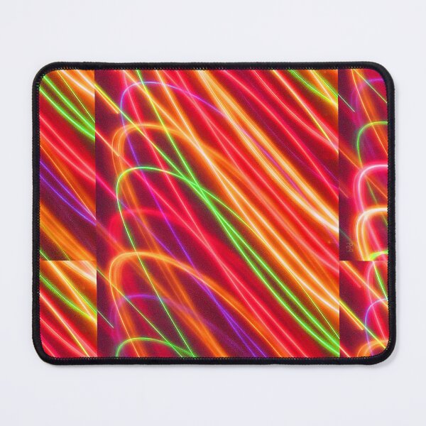 Item preview, Psychedelic Neon Glowing Light Streams, Single and Repeating Pattern designed and sold by Nicolette Olivier.