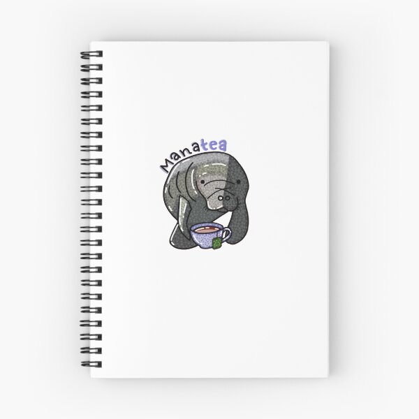 Item preview, Manatee Holding Tea Cup Pun designed and sold by Meganthemuppet.