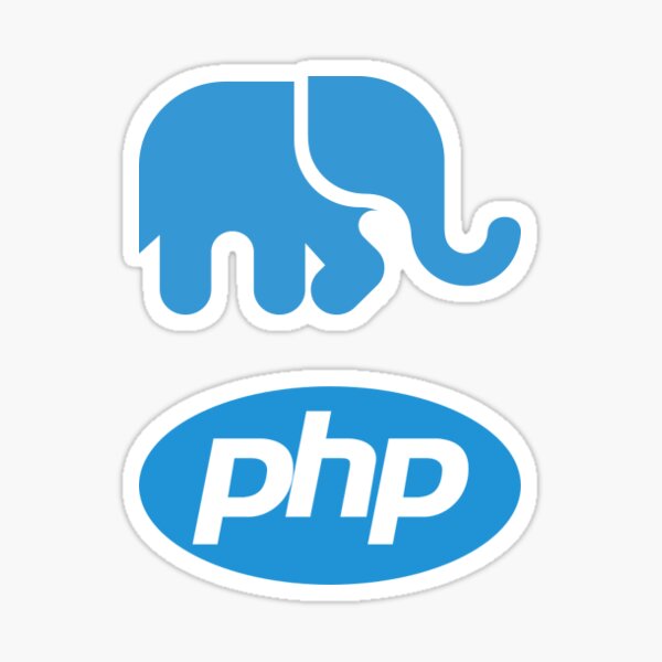 PHP Logo Stickers 2 in 1 Sticker