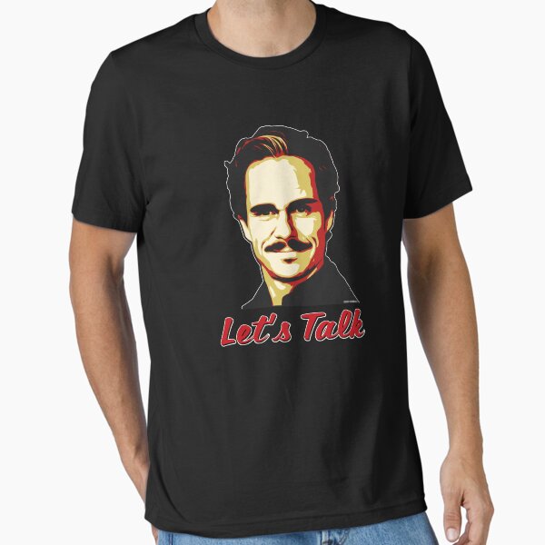 Vista previa del artículo con la obra «Better Call Saul, "Let's Talk", Lalo Salamanca (versión roja) - por CH3Media», diseñado y vendido por CH3Media.