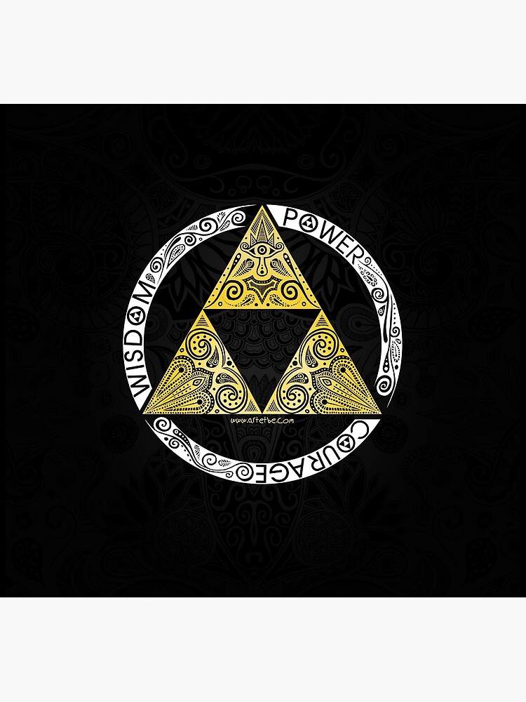 Zelda - Triforce circle by artetbe