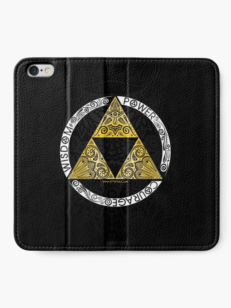 Alternate view of Zelda - Triforce circle iPhone Wallet