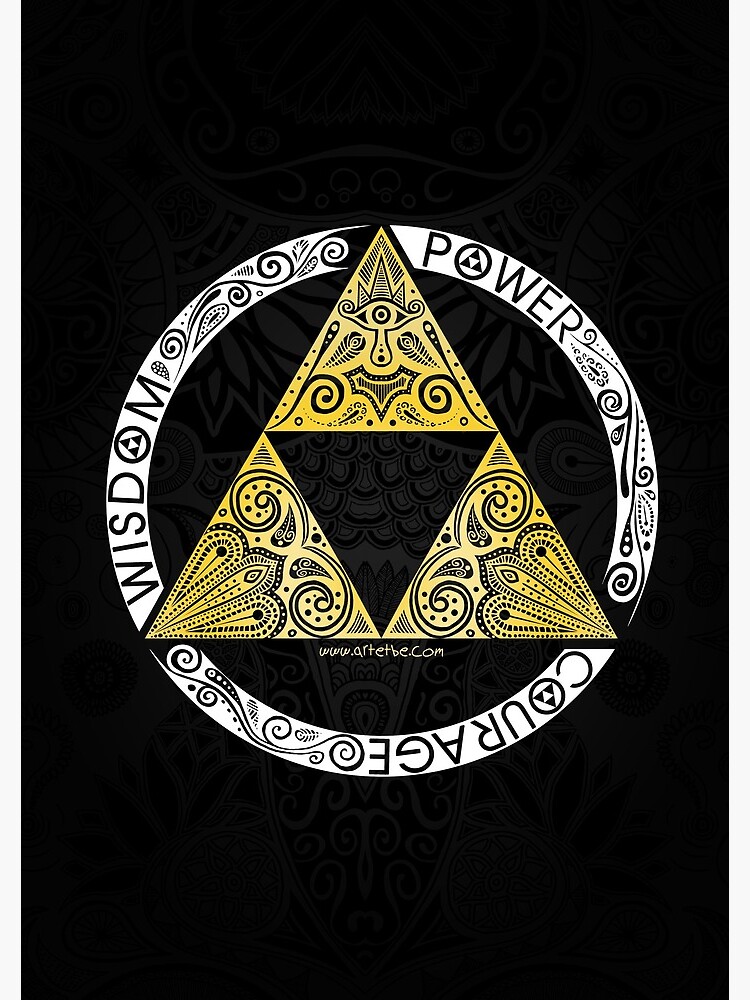 Zelda - Triforce circle by artetbe