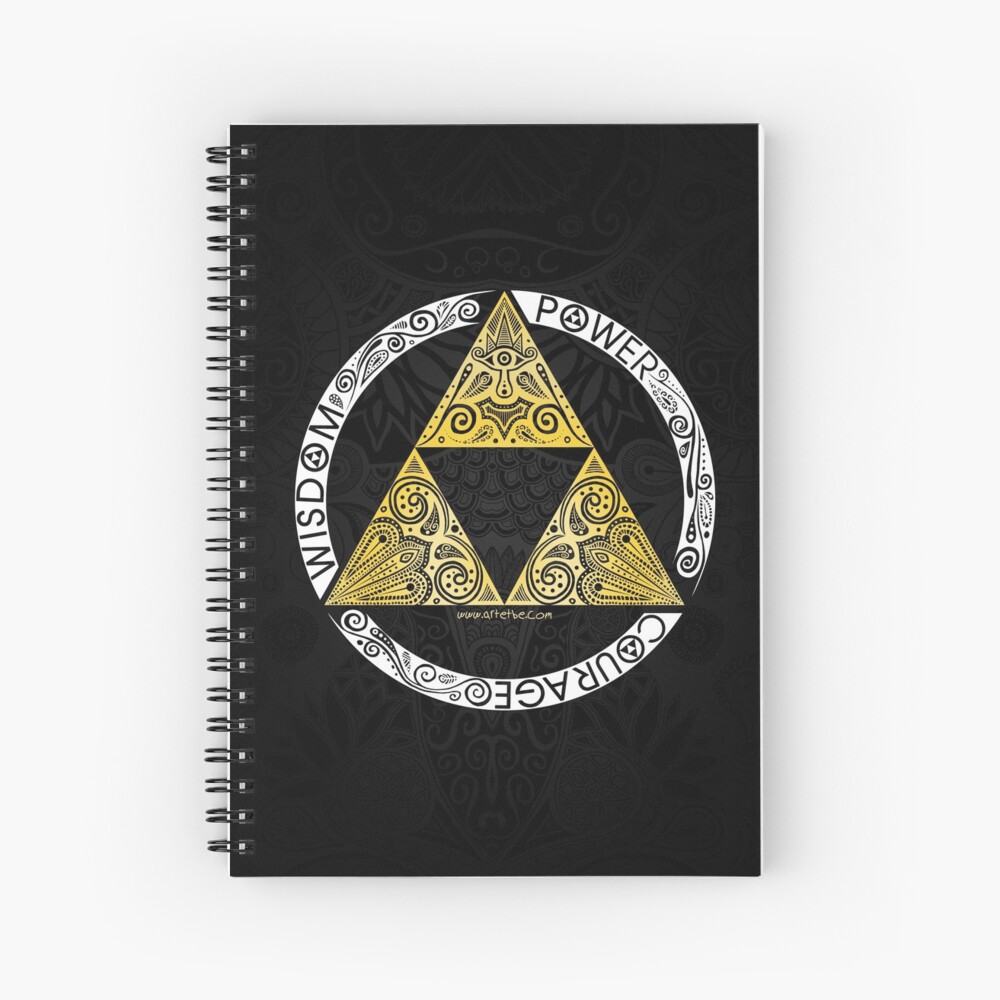 Zelda - Triforce circle Spiral Notebook