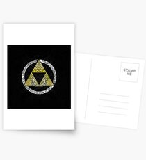 Postales Zelda - Círculo de la Trifuerza