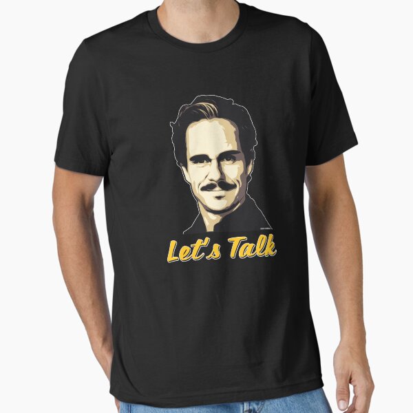Vista previa del artículo con la obra «Better Call Saul, "Let's Talk", Lalo Salamanca (versión amarilla) - por CH3Media», diseñado y vendido por CH3Media.
