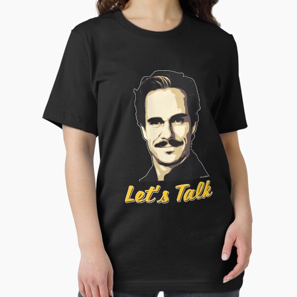 Vista previa del artículo con la obra «Better Call Saul, "Let's Talk", Lalo Salamanca (versión amarilla) - por CH3Media», diseñado y vendido por CH3Media.