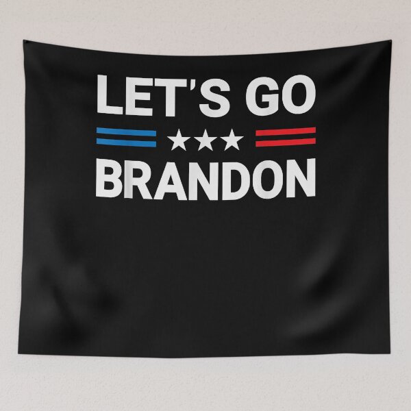 Item preview, Let's Go Brandon Conservative US Flag  designed and sold by RookeBrumbelowb.