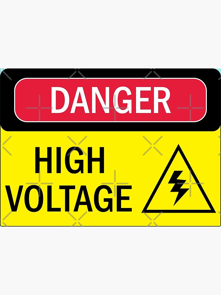 Panneau D'avertissement "Danger 240 Volts" - Signalétique Sécurité électrique