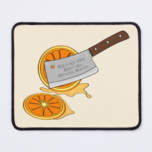 Item preview, Knives are Knives, Meats Meat. designed and sold by VanHollowStudio.