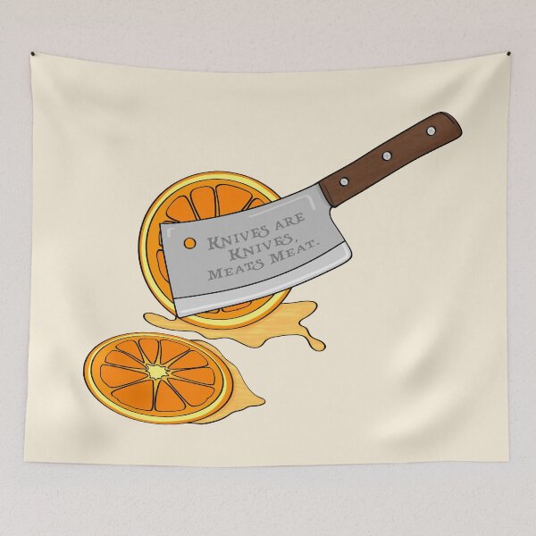 Item preview, Knives are Knives, Meats Meat. designed and sold by VanHollowStudio.