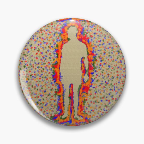 Item preview, Psychedelic Glowing Aura Drip Painting, Single and Repeating Pattern designed and sold by Nicolette Olivier.