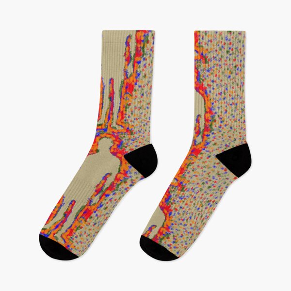 Item preview, Psychedelic Glowing Aura Drip Painting, Single and Repeating Pattern designed and sold by Nicolette Olivier.