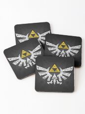 Zelda - Hyrule Gekritzel Untersetzer