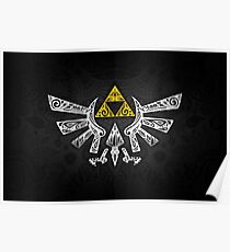 Zelda - Hyrule Gekritzel Poster