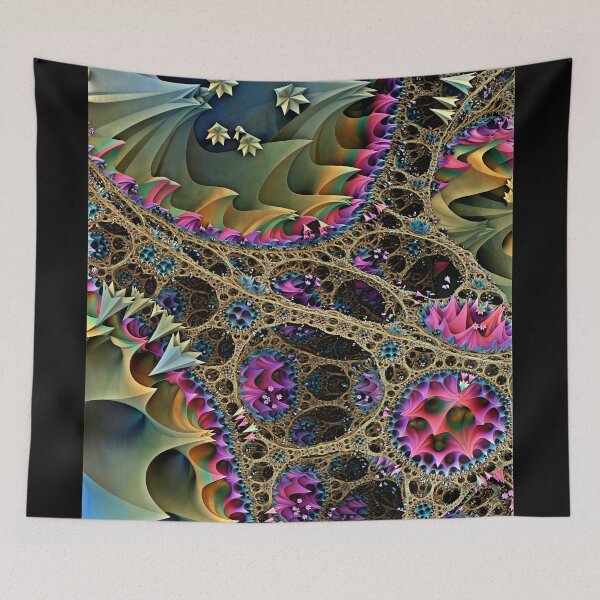 Item preview, Psychedelic Fantasy Of Strange World Fractal designed and sold by EDDArt.