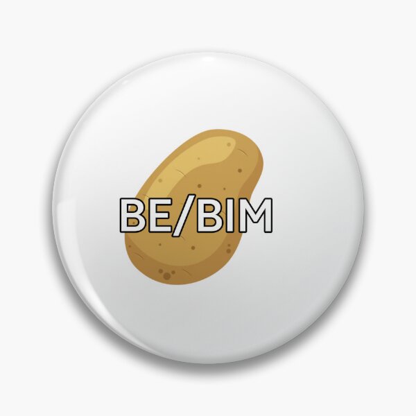 Item preview, Potato pronouns be/bim- no flag designed and sold by CottonCandyCole.