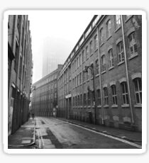 Foggy Leicester Street Sticker