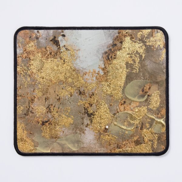 Item preview, Golden Abstract Painting designed and sold by Maelyn-Couch.