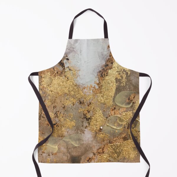 Item preview, Golden Abstract Painting designed and sold by Maelyn-Couch.