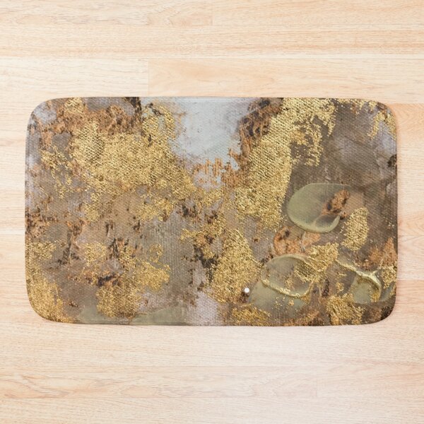 Item preview, Golden Abstract Painting designed and sold by Maelyn-Couch.