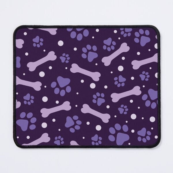 Item preview, Purple paws and bones designed and sold by pnkpopcorn.
