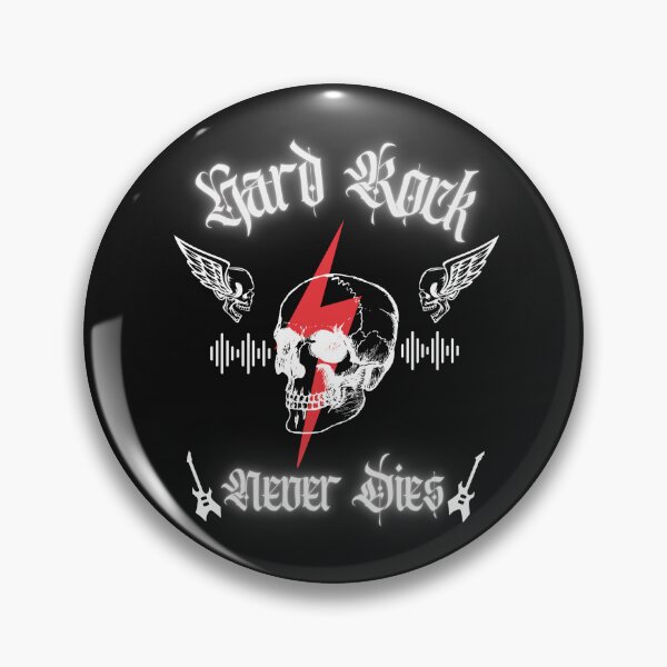 Item preview, HARD ROCK NEVER DIES!. Cool Retro Vintage Skull Design.  designed and sold by GEM STYLE.