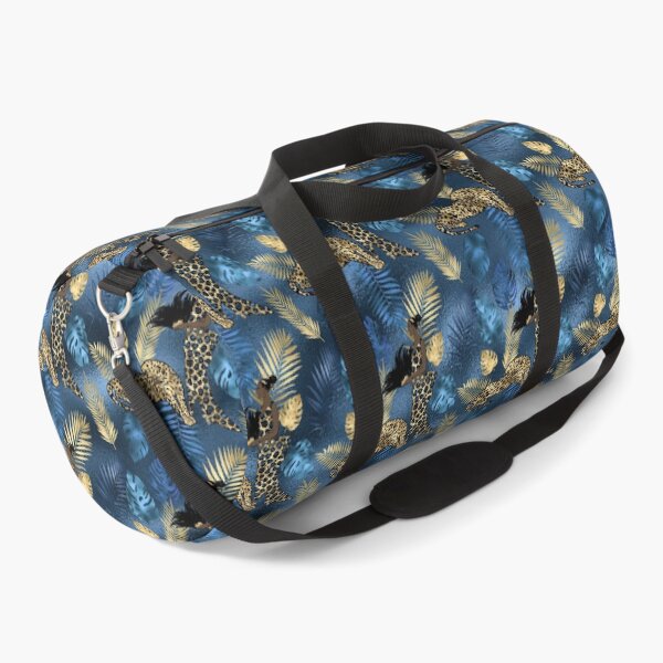 Item preview, Blue And Gold Leopard Trendy Patterns | Leopard And A Woman Patterns designed and sold by TrendyGlitter.