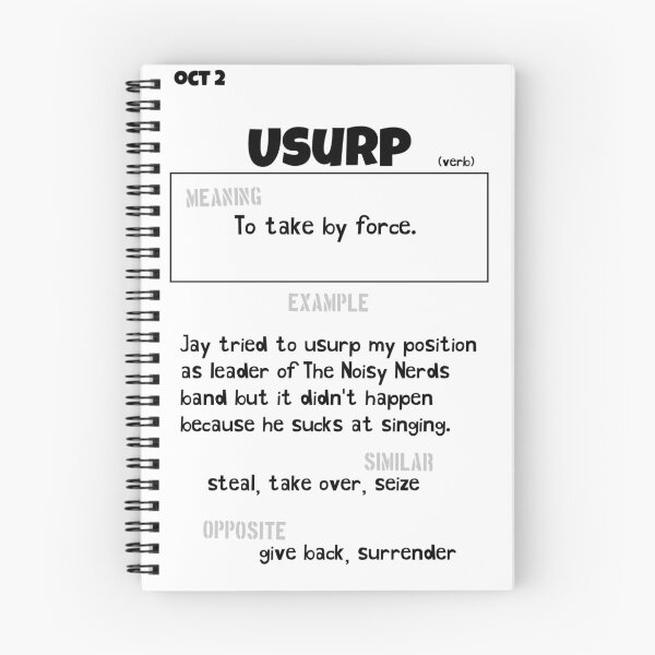 Item preview, October 2 Usurp designed and sold by Square Root of Squid.