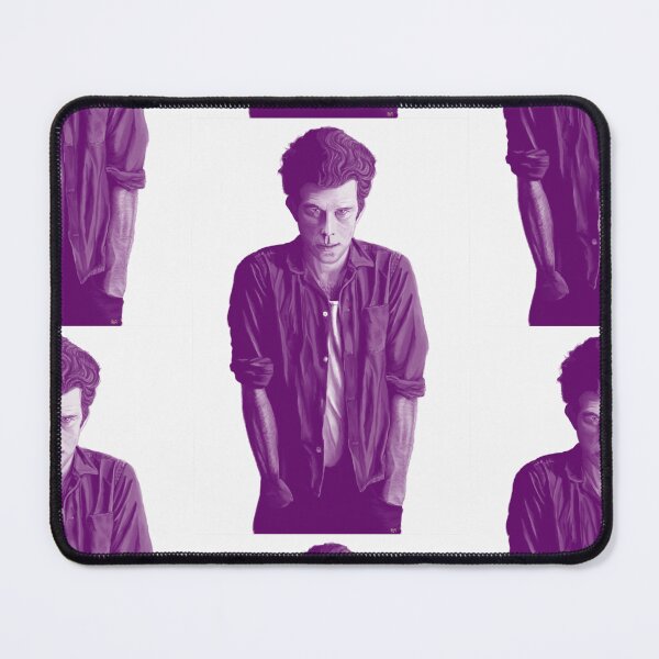Item preview, Tom Waits in Purple, Magical Realism Portrait White Background, Single and Repeating Pattern designed and sold by Nicolette Olivier.