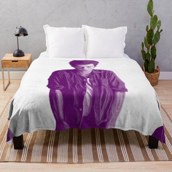 Item preview, Tom Waits in Purple, Magical Realism Portrait White Background, Single and Repeating Pattern designed and sold by Nicolette Olivier.