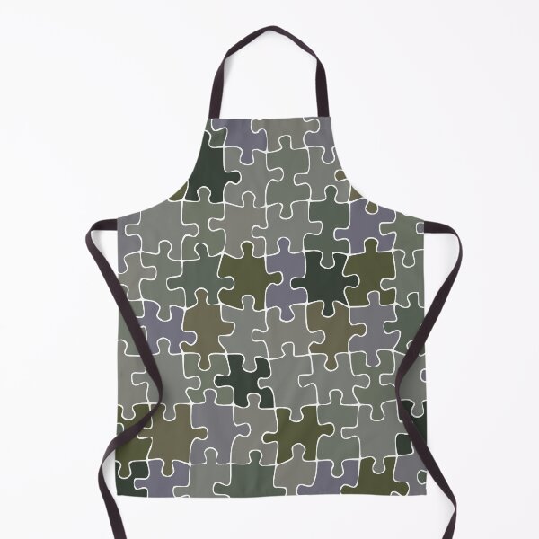 Item preview, Beautiful Green jigsaw pattern design designed and sold by TipTopTapo.