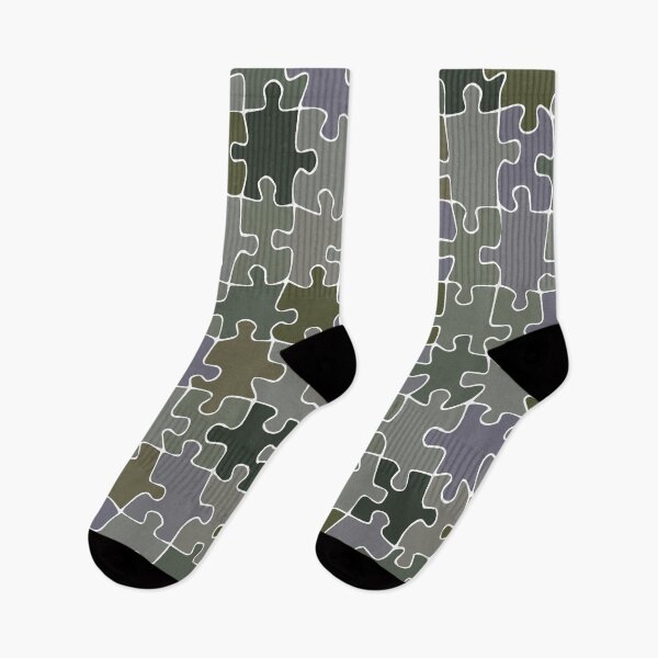 Item preview, Beautiful Green jigsaw pattern design  designed and sold by TipTopTapo.